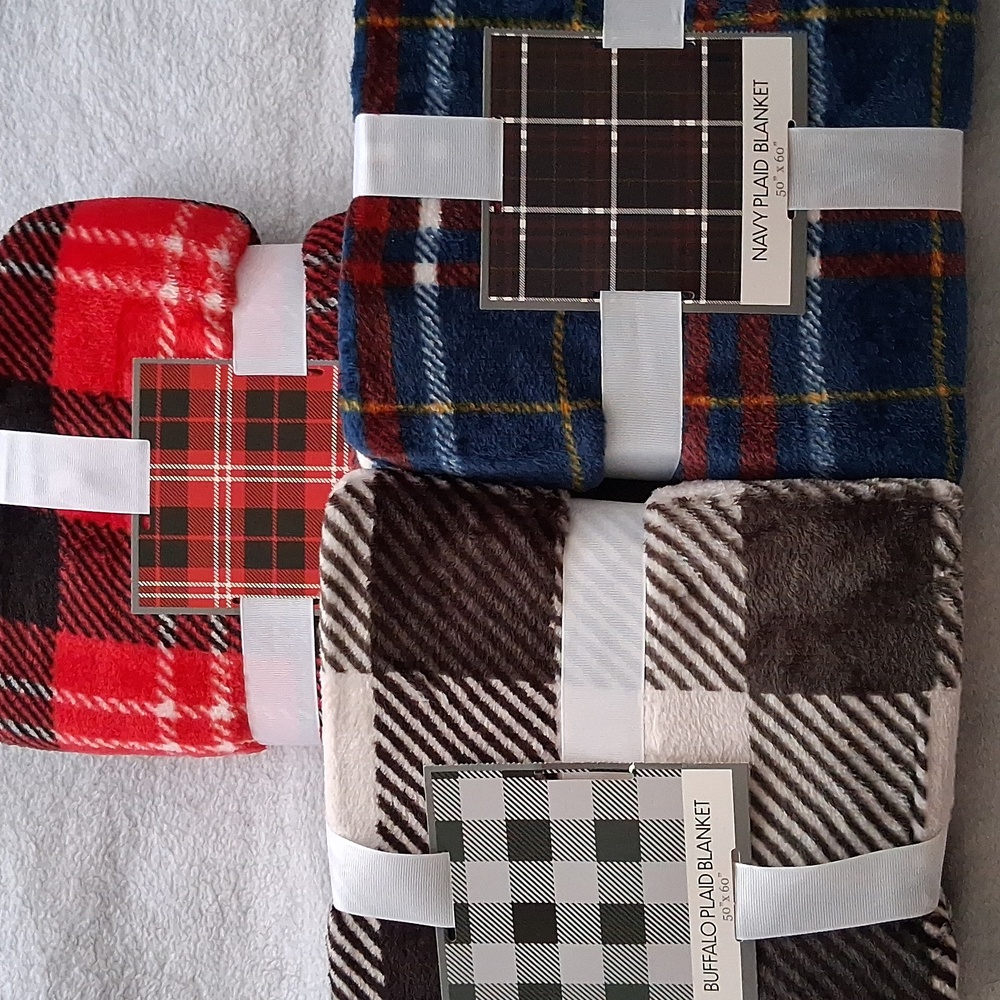 Choice Red, Blue Or Black 50x60 Blanket